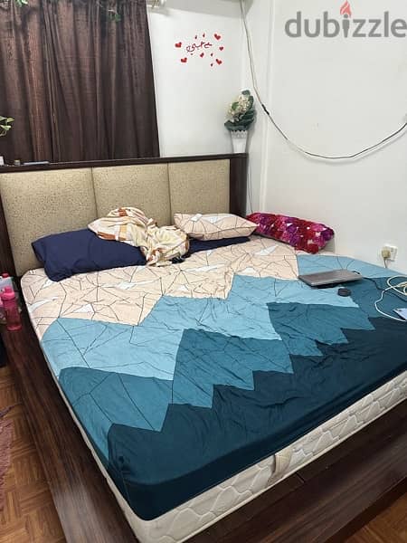 King Size Bed Available with Mattress 1