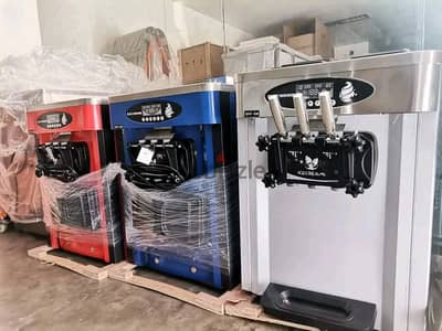 3 NOZZLESS ,SOFT ICE CREAM MACHINE ( COMMERCIAL HEAVY DUTY)