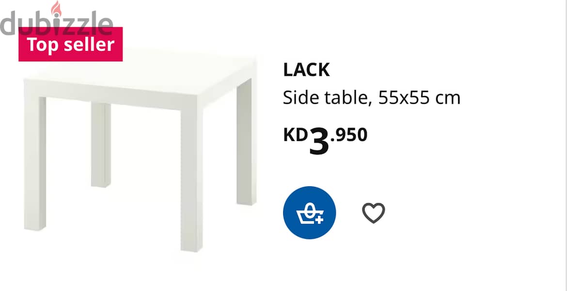 Ikea 2 tables and Lampshade 1