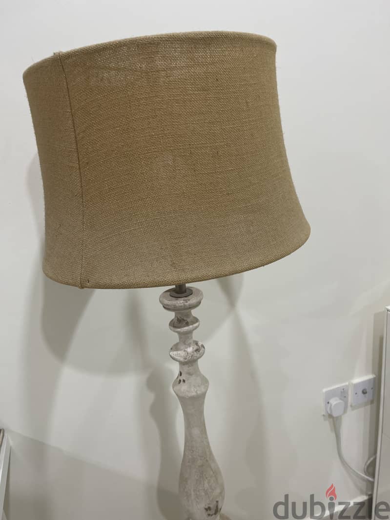 Ikea 3 tables and 1 shelf and Lampshade - 10 Kd Only 5