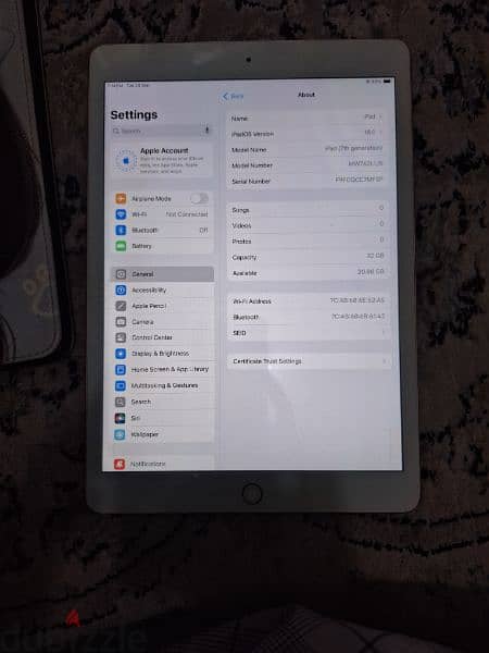 iPad 7generation 32gb good quality 1