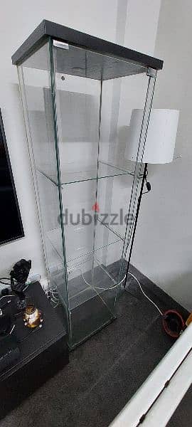 Glass Display cabinet 40 x 35 x 162cm 1