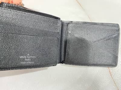 authentic  lv men compact wallet