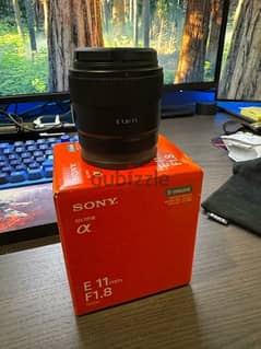 Sony 11mm F1.8 lens