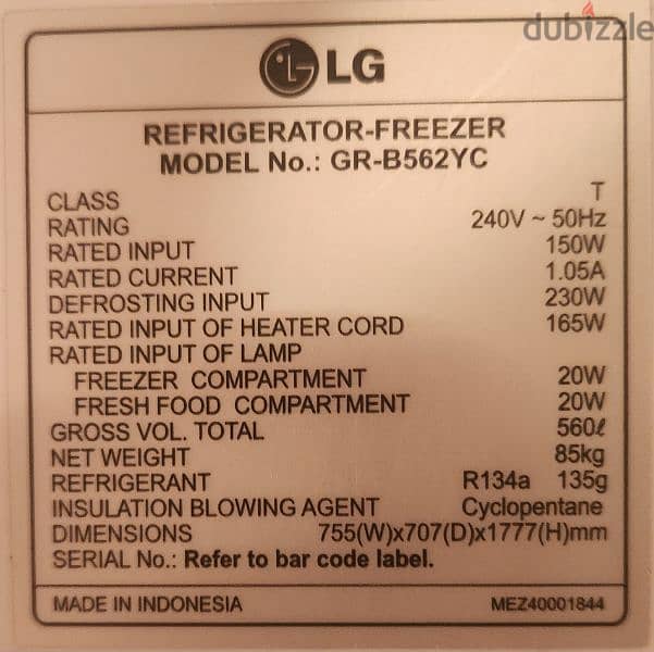 LG fridge 4