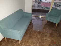 3 Pieces Salon Sofa for Sale Like New 0