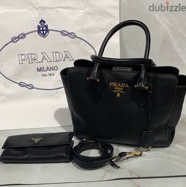 Prada bag and wallet original 0