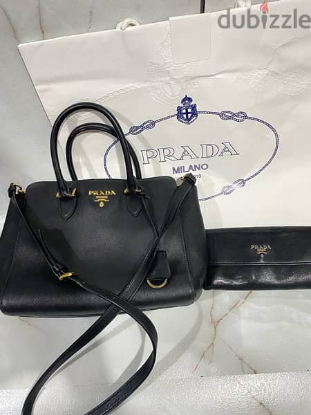 Prada bag and wallet original 1