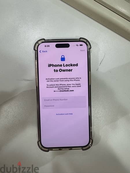 i cloud locked Apple iphone 15 pro max 256 gb Natural titanium 3