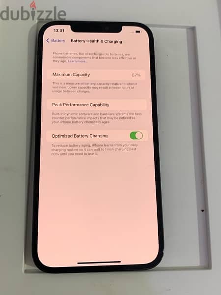 iPhone 12 Pro Max 256gb battery 87% only front camera change Face issu 11