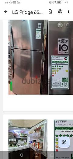 LG double door fridge 600 liter very good condition for salein mangaf4