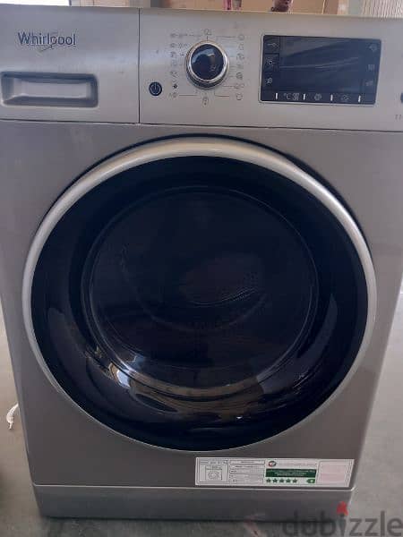 whirlpool full automatic washing machine 11 kg wash 7 kg dry 1