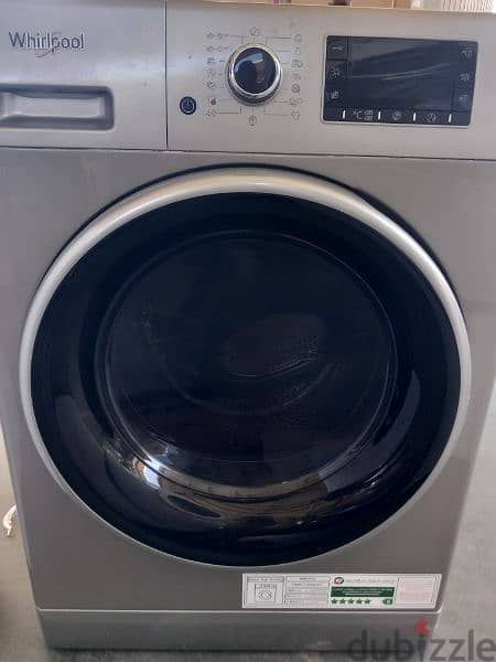 whirlpool full automatic washing machine 11 kg wash 7 kg dry 2