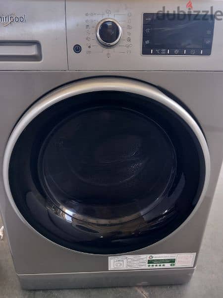 whirlpool full automatic washing machine 11 kg wash 7 kg dry 3