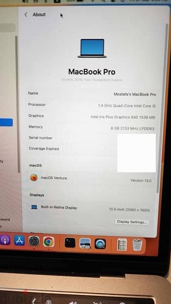 macbook pro 13 inch 2019 1