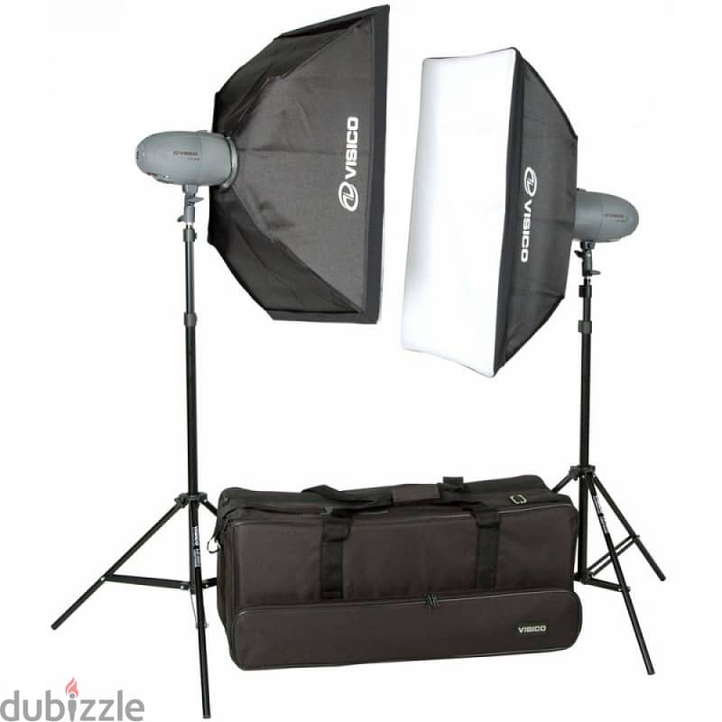 VISICO Photo Lighting Kit Vl 200Plus Soft Box Kit 2