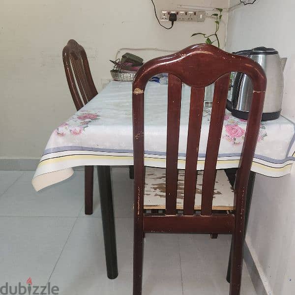 Dining table with Two chair 1