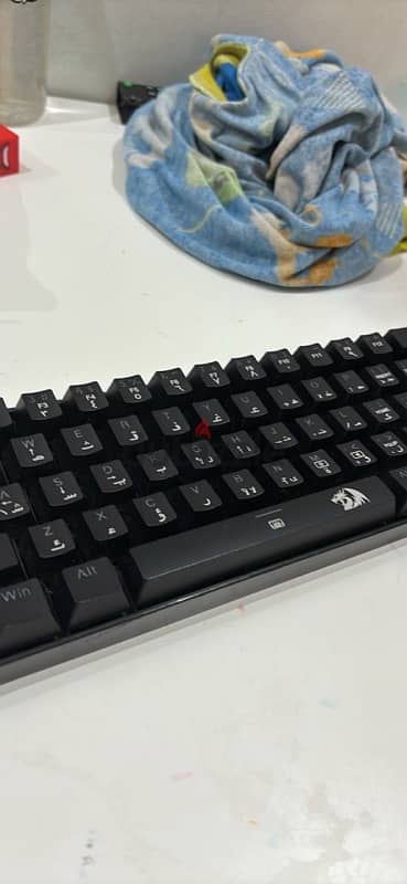 BLACK REDDRAGON WIRELESS KEYBOARD 1