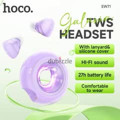 HOCO. EW71 Wireless Headphones with Charging Case (BT v5.4).