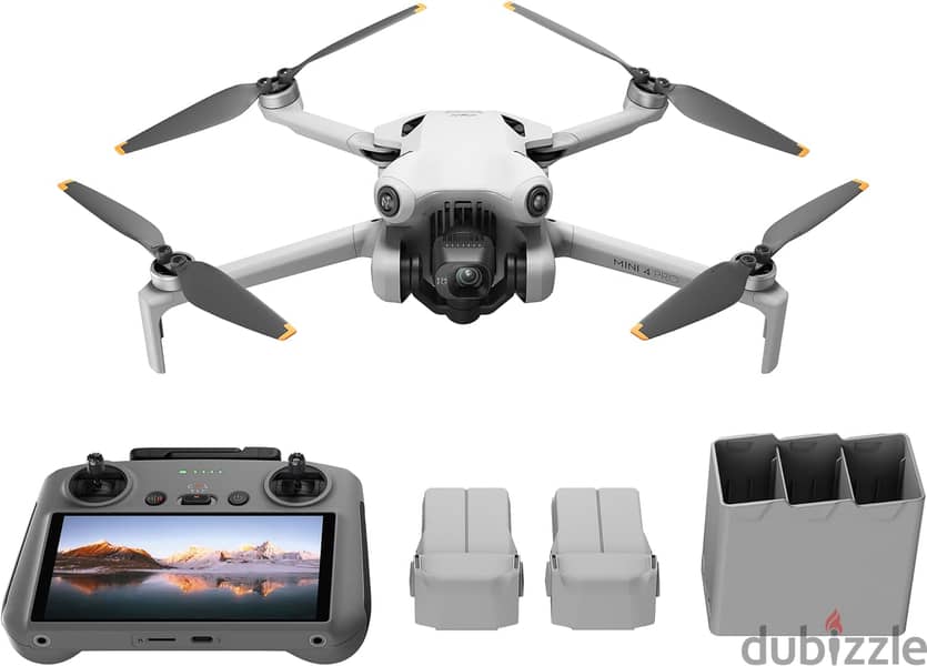 DJI Mini 4 Pro Fly More Combo Plus with DJI RC 2, Mini Drone with 4K 0