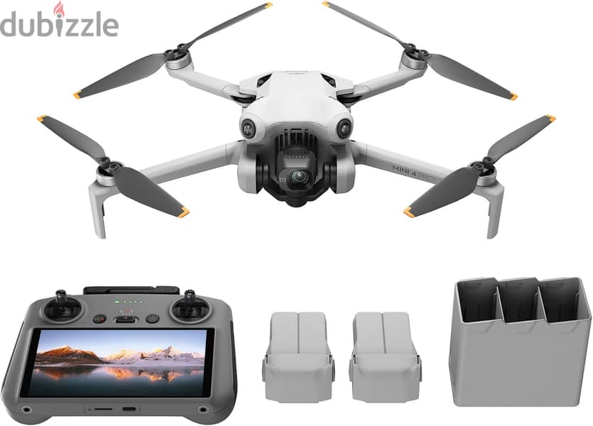 DJI Mini 4 Pro Fly More Combo Plus with DJI RC 2, Mini Drone with 4K 1