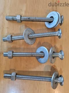 4pcs New Heavy Duty Screw 6inches  Dia . 5inch with Aluminum viser 0