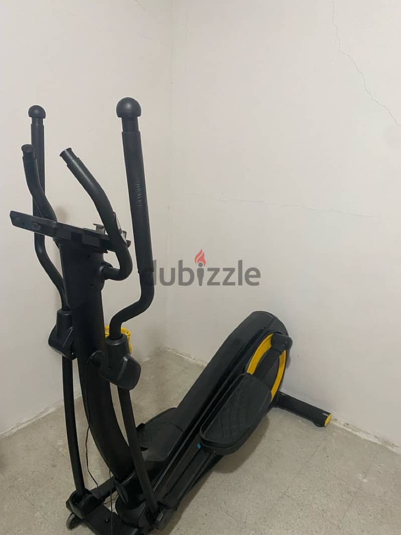 Wansa Cross trainer, E21-8500 - Black/Yellow 3