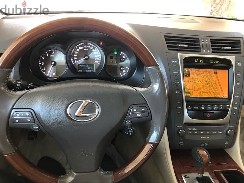 لكزس GS300 موديل 2010 بحالة الوكاله 8