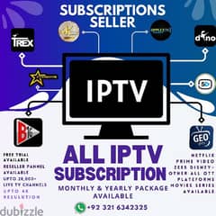 IP-TV Yearly Subscription Available Free Trial Available 0