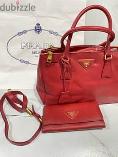 Prada original  set bag and wallet