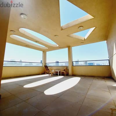 Sea view apartment with terrace for rent in Salmiya