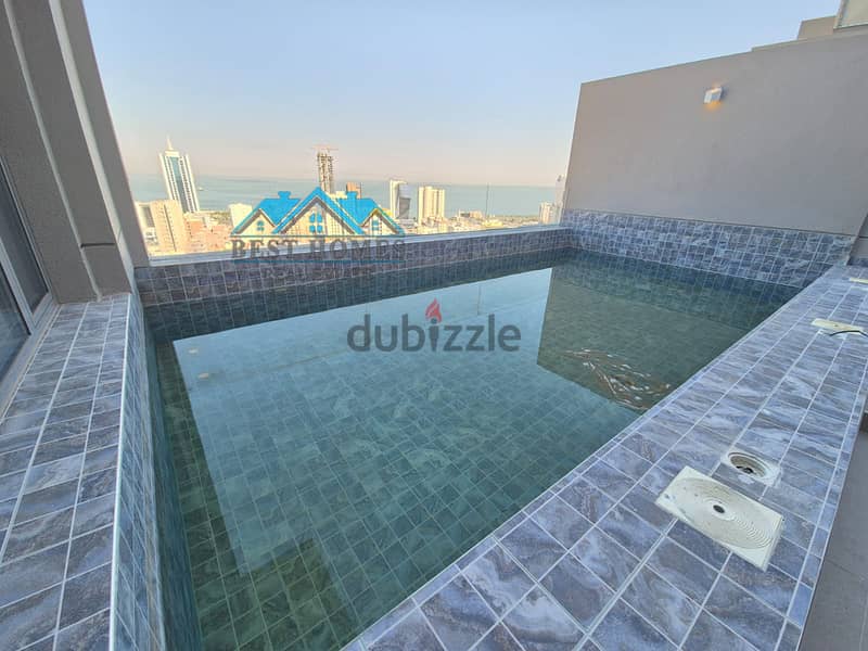 3 Bedrooms Penthouse Apartment with Pool and Terrace in Salmiya 6