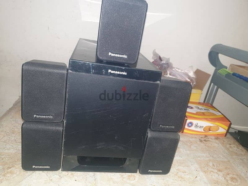 Panasonic 5 speaker 1 subwoofer 3