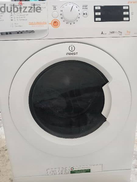 Indesit full automatic washing machine 7kg wash and dry 2