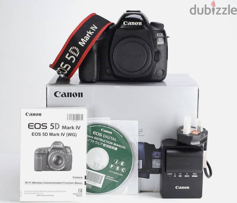 Canon EOS 5D Mark IV DSLR Camera Body Canon Battery & Canon Charger 0