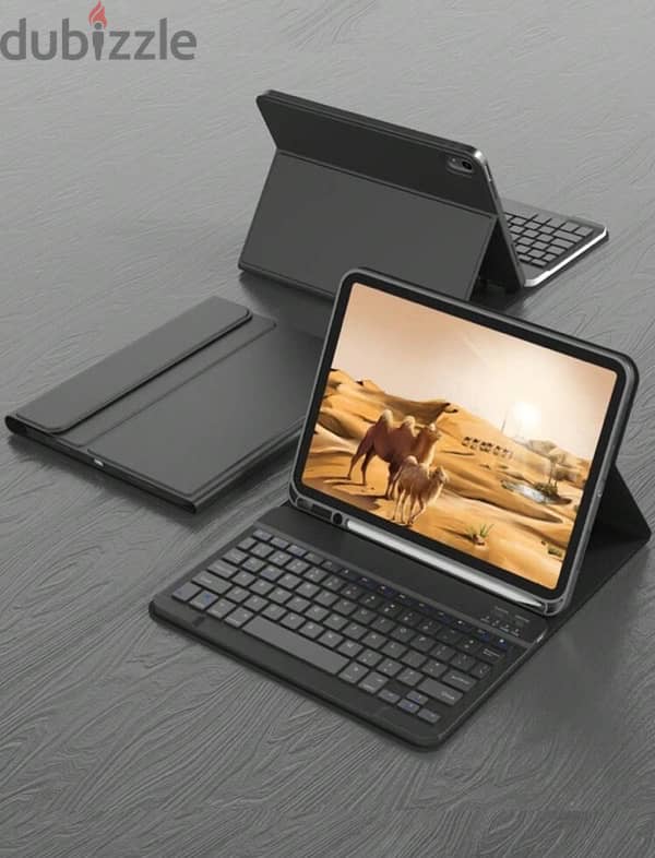 ipad case w/ attachable key board 0