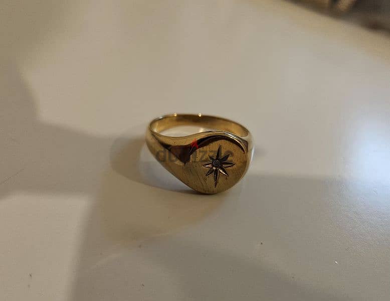 Gold plated ring 1