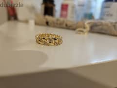 Gold plated ring 0