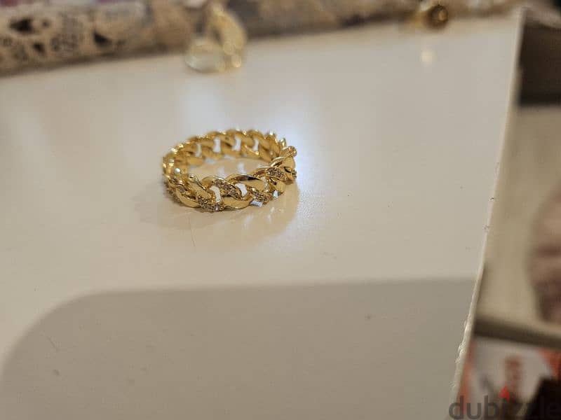 Gold plated ring 1