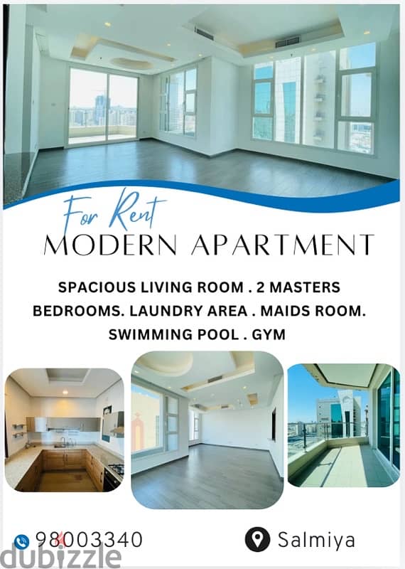 Modern 2 Bedrooms Apartment 0