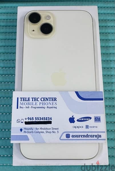 iPhone 15 Plus 5G 256 GB Yellow 1 week Used Only! 0