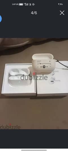 case Apple AirPods Pro with wire and box, original, new, 100% battery 0