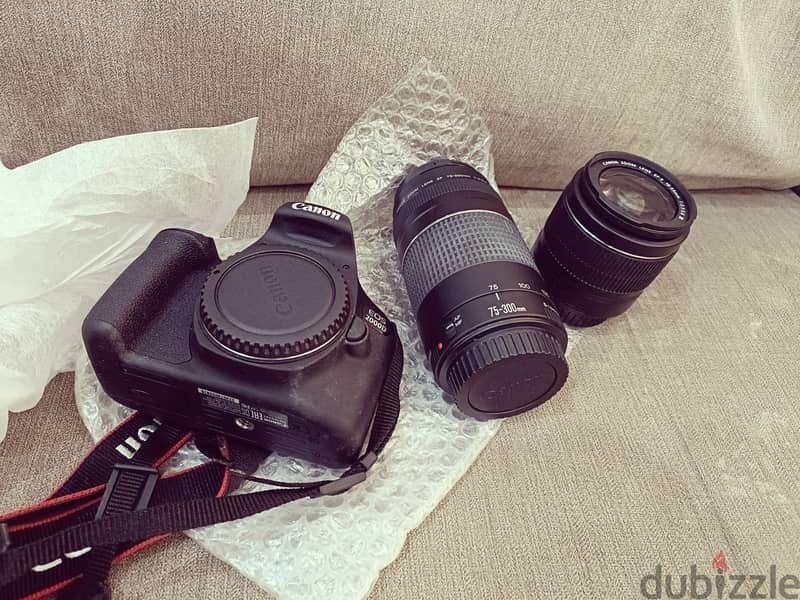 Canon 2000D for immediate sale with 75-300 lens with it 0