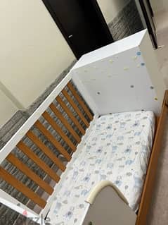 kids Bed with matters with shelf 0