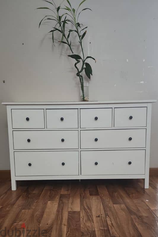 HEMNES
Chest of 8 drawers, white stain, 160x96 cm 1