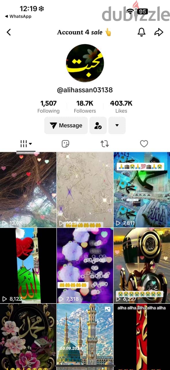 Tiktok Account for sale 30K Plus Followerrss 1