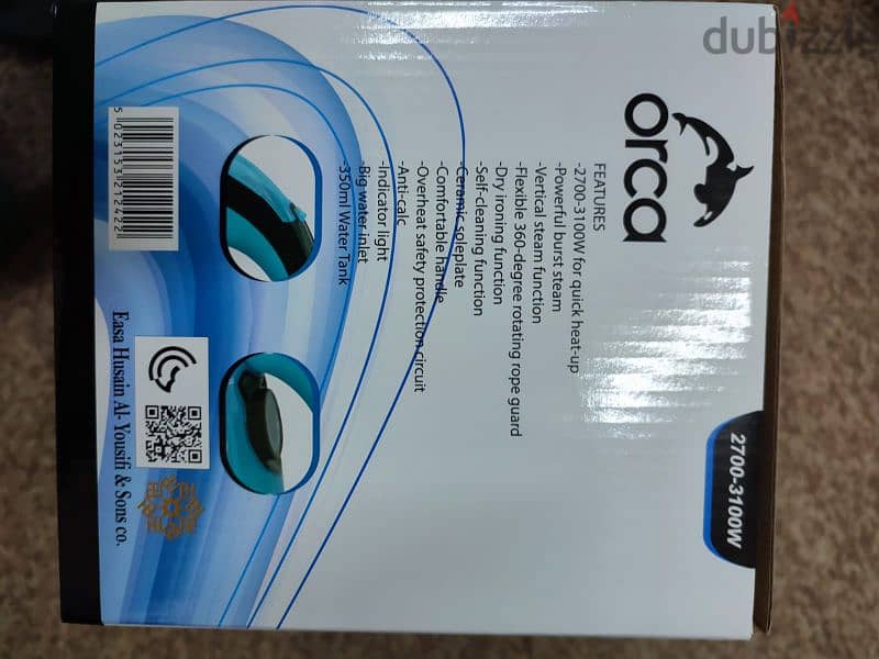 orca steam iron 2