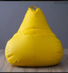 Rocky Tear Drop Bean Bag - Yellow 0