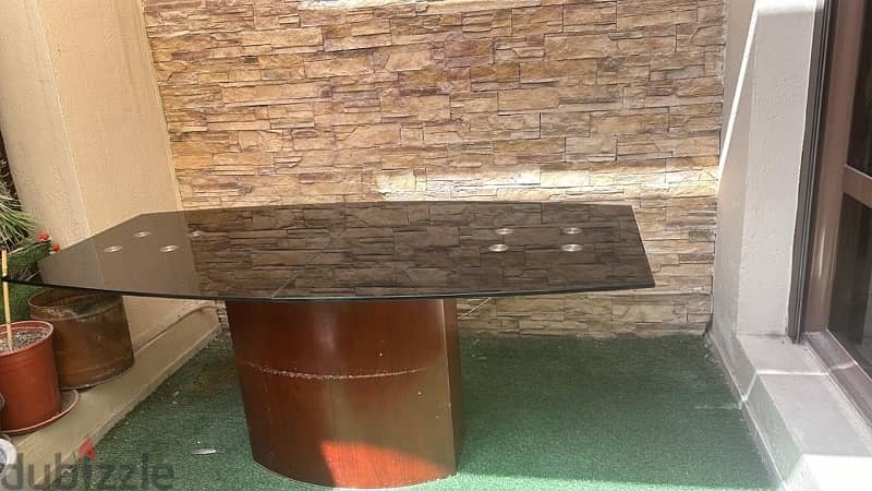 Designer Glass Dining Table (Serious buyers only) 2