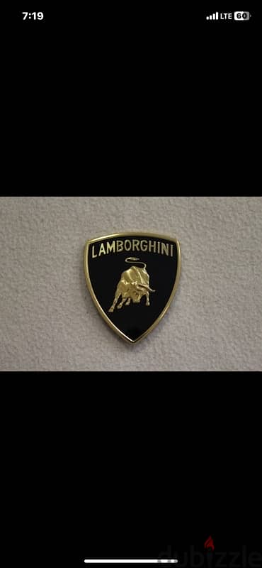 lamborghini original authentic logo taken from huracan Lp-604